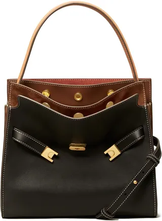 Lee Radziwill Small Leather Double Bag