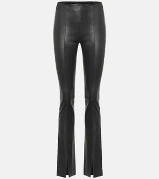 Vegas Strip skinny leather pants