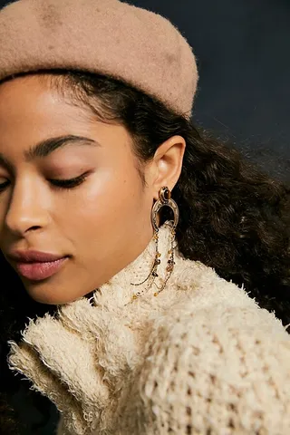 Rhiannon Stone Earrings by Free People