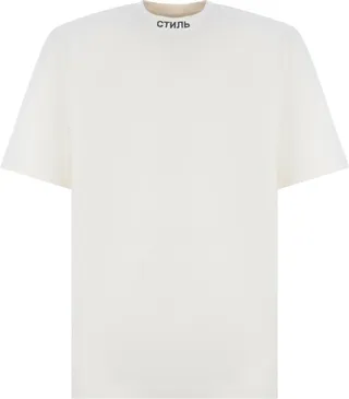 Heron Preston Logo Embroidered Crewneck T-Shirt