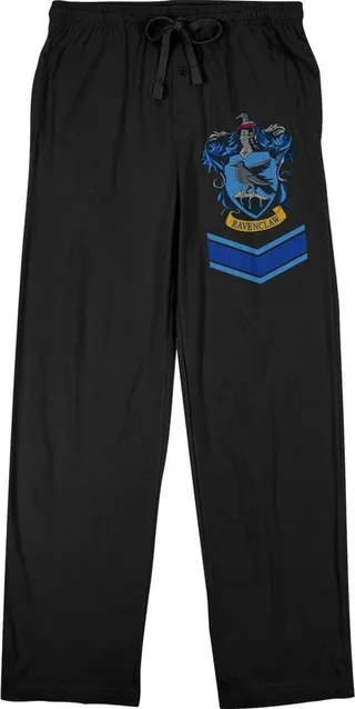 Harry Potter Ravenclaw House Crest Print Men's Loungewear Lounge Pants Small