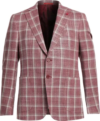 Suit Jacket Burgundy