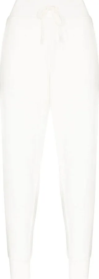 Macramé-Detail Cotton Joggers