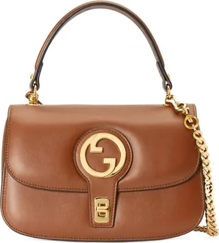 Blondie leather shoulder bag