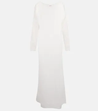 Opal crocheted cotton-blend maxi dress