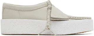 Clarks Originals Off-White Wallabee Cup Derbys