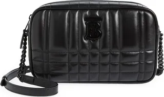 Small Lola Check Quilted Leather Camera Bag
