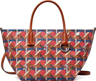 Small Canvas Basketweave Tote