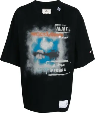graphic-print crew-neck T-shirt