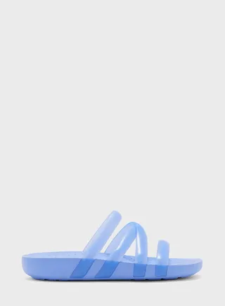 Splash Glossy Flat Sandals