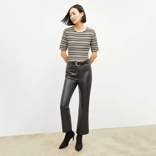 Archie Pant - Vegan Leather - Black