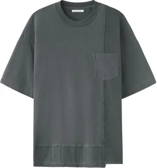 Reconstructed panelled T-shirt