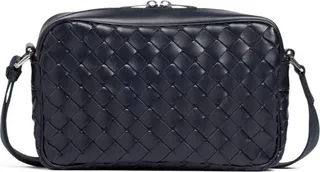 Bottega Veneta Small Leather Classic Intrecciato Camera Bag