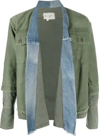 Two-Tone Denim Jacket