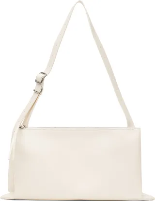 Jil Sander Off-White Medium Empire Shoulder Bag