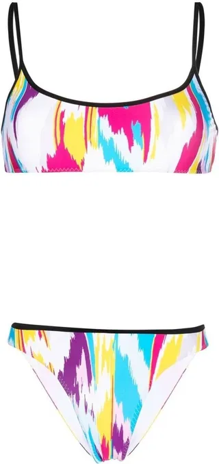 Patterned Bikini Set