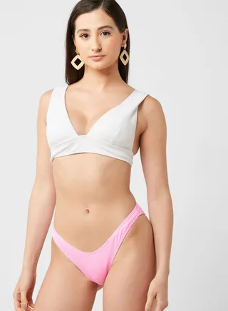 Monowire Textured Bikini Bottom
