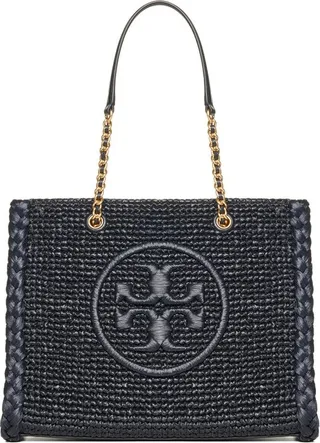 Tory Burch Logo Detailed Chain-Link Tote Bag