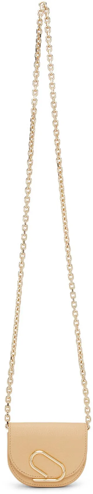 3.1 Phillip Lim Beige Mini Alix Cardcase On Chain Bag