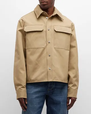 Men's Cotton Twill Sport Shirt