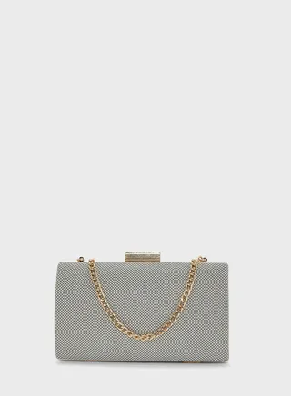 Belleview Etched Clasp Clutch