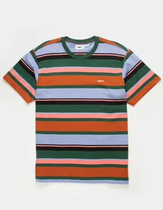 OBEY Storming Stripe Mens Tee