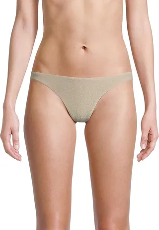 Shimmering Low Rise Bikini Bottom