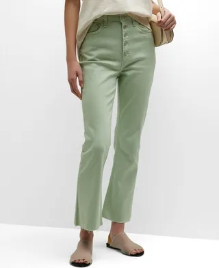 Casey High Rise Ankle Flared Jeans