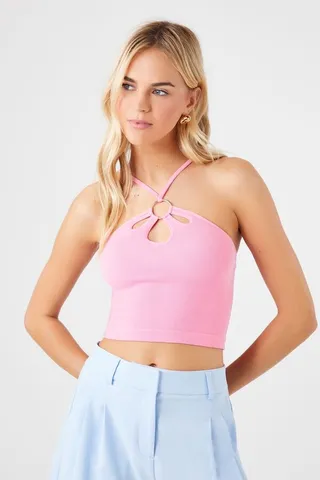 Seamless Cutout Cropped Cami