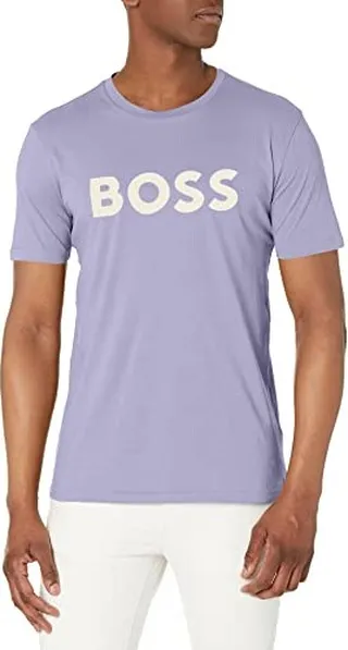 BOSS Men's Bold Logo Short-Sleeve Jersey T-Shirt