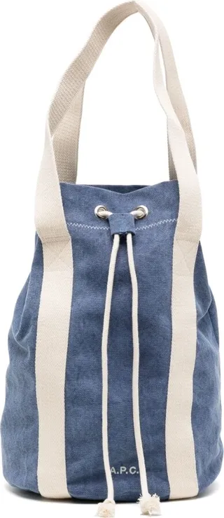 Toggle-Fastening Tote Bag