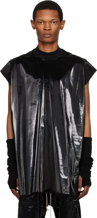 Rick Owens DRKSHDW Black Sleeveless T-Shirt