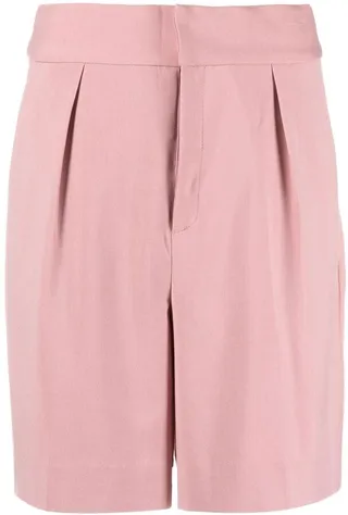 High-Waisted Tailored Shorts