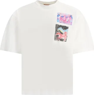 Marni Graphic Printed Crewneck T-Shirt