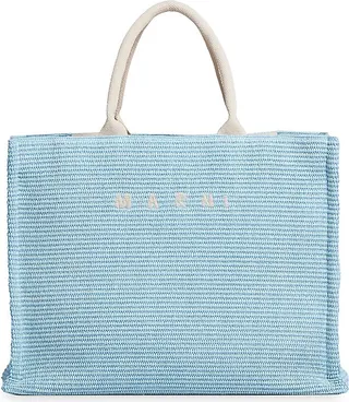 Large Basket Woven Tote