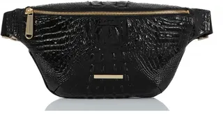 Croc Embossed Leather Harker Belt Bag