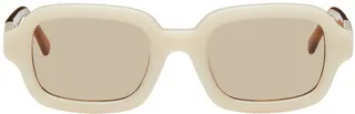 BONNIE CLYDE Beige Shy Guy Sunglasses