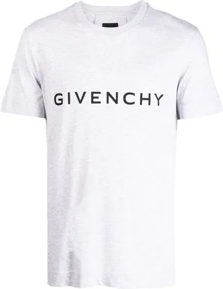 logo-print cotton T-shirt