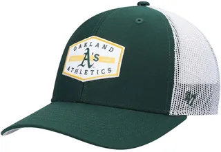 Men's Green Oakland Athletics Convoy Trucker Snapback Hat