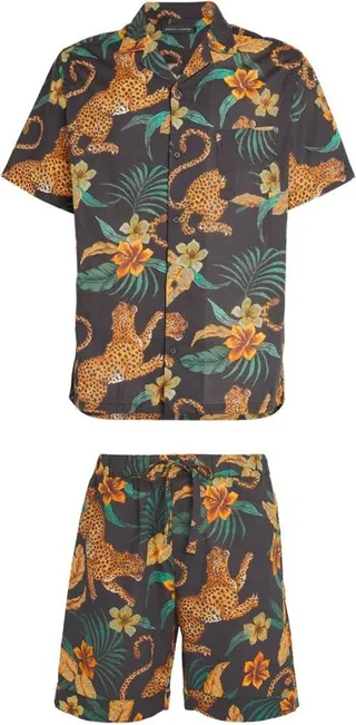 Desmond & Dempsey Soleia Cuban Pyjama Set