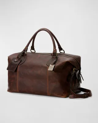 Logan Men's Leather Overnight Bag