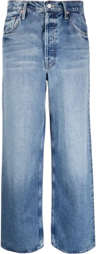High-Waisted Wide-Leg Jeans
