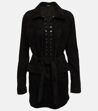 Marina suede minidress