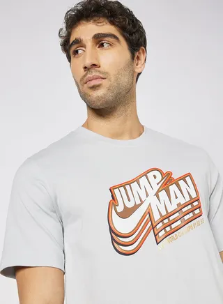 Logo Graphic T-Shirt Grey