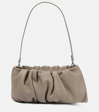 Bean leather shoulder bag