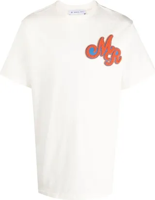 logo-patch cotton T-shirt