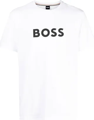 logo-print cotton T-shirt