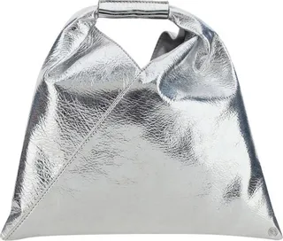 MM6 Maison Margiela Metallic Effect Small Japanese Tote Bag