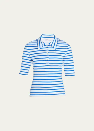 Stripe Polo T-Shirt