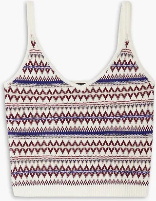 Willow Fair Isle wool tank